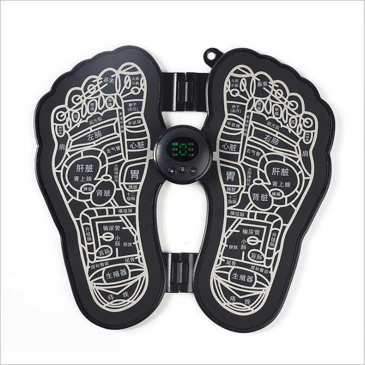Foot Massage Device Foot Massage Machine EMS Pulse Massage Foot Mat Portable Foot Massager CrossBorder Exclusive