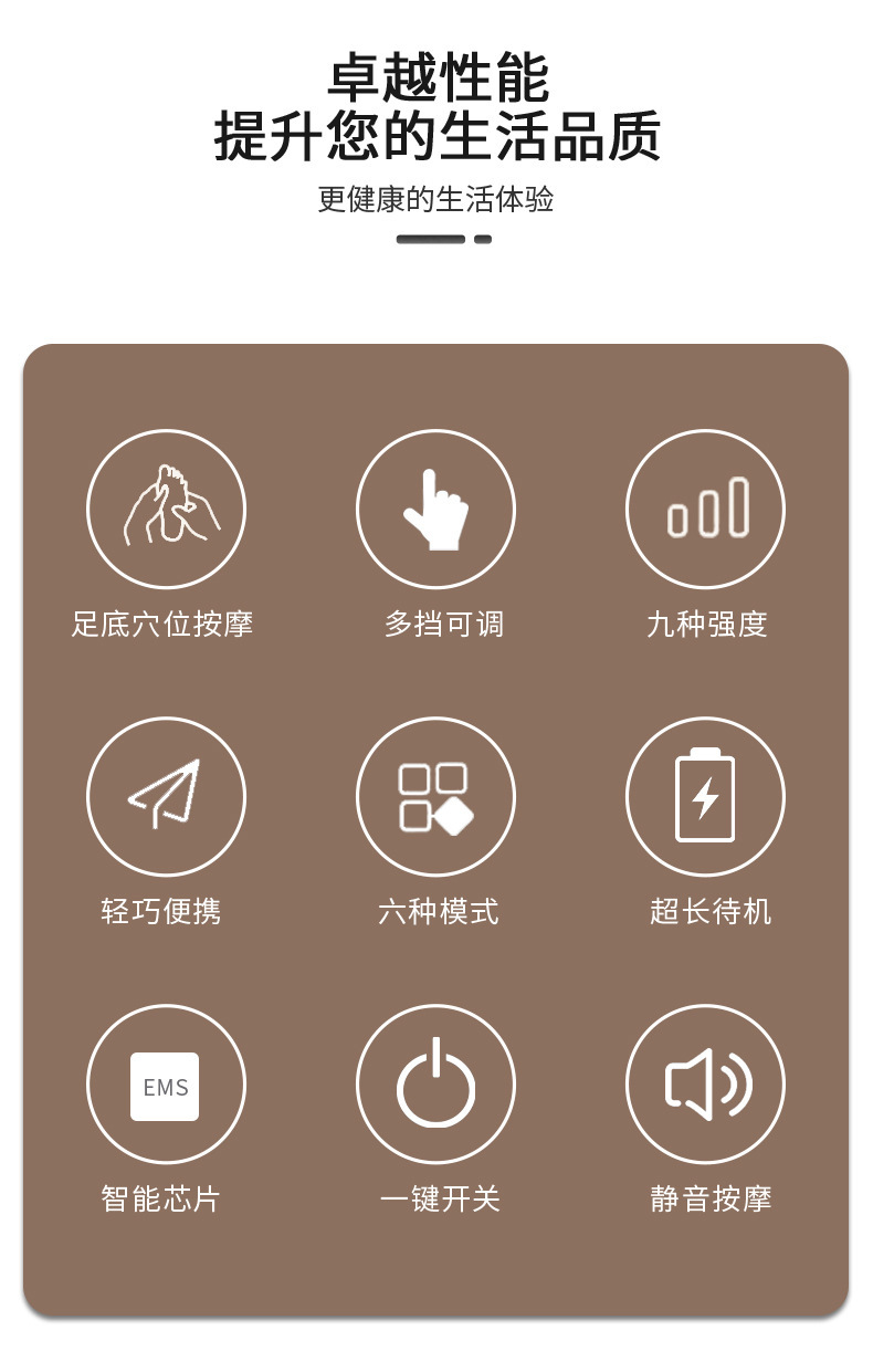 Foot Massage Device Foot Massage Machine EMS Pulse Massage Foot Mat Portable Foot Massager CrossBorder Exclusive Foot Massage Device Foot Massage Machine EMS Pulse Massage Foot Mat Portable Foot Massager CrossBorder Exclusive