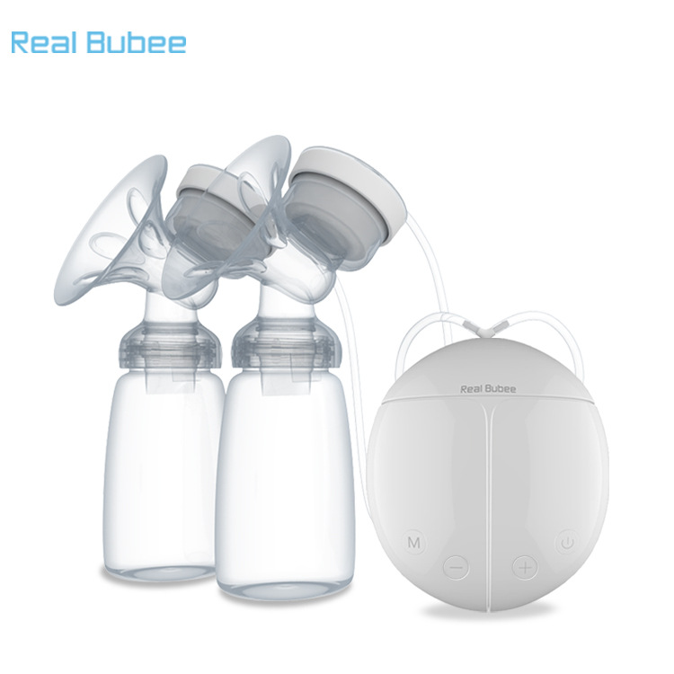 Bubee Bilateral Electric Breast Pump Breast Pump Milker Suction Large Automatic Massage Postpartum Lactagogue Device