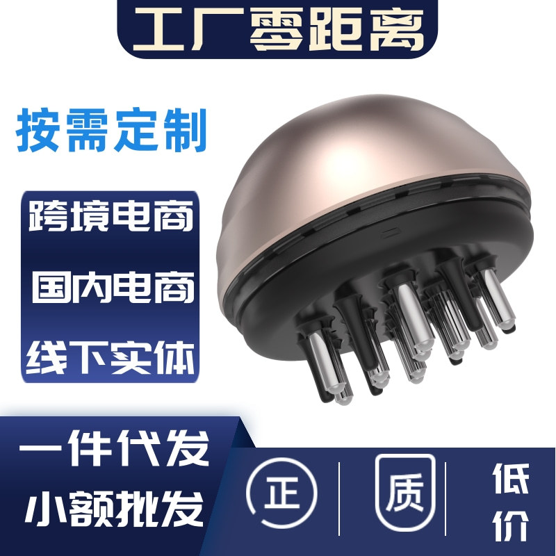 Mini Medicine ing Comb Liquid Guide Comb Ball Medicine ing Device Elastic Vent Comb Applicator Scalp Massage Health Comb