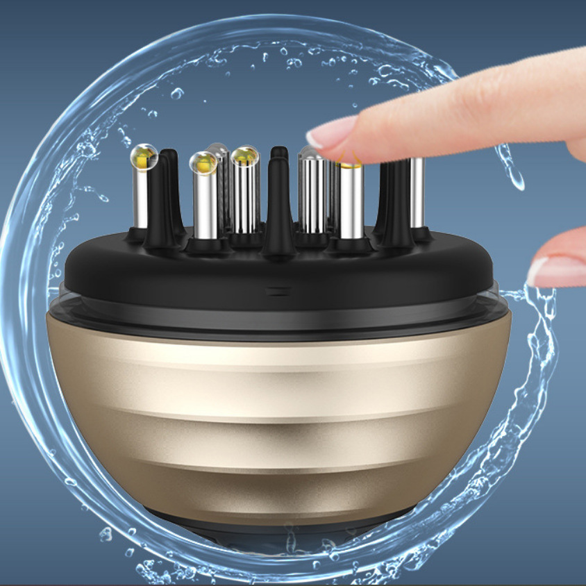 Mini Medicine ing Comb Liquid Guide Comb Ball Medicine ing Device Elastic Vent Comb Applicator Scalp Massage Health Comb