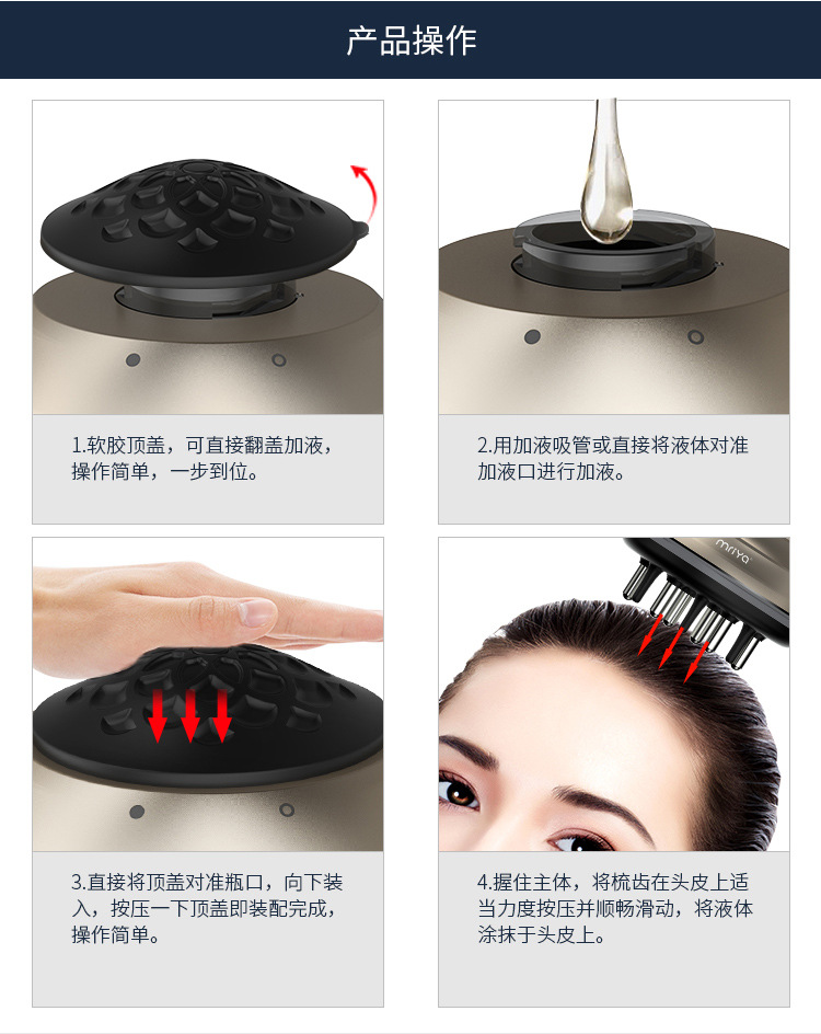 Mini Medicine ing Comb Liquid Guide Comb Ball Medicine ing Device Elastic Vent Comb Applicator Scalp Massage Health Comb Mini Medicine ing Comb Liquid Guide Comb Ball Medicine ing Device Elastic Vent Comb Applicator Scalp Massage Health Comb
