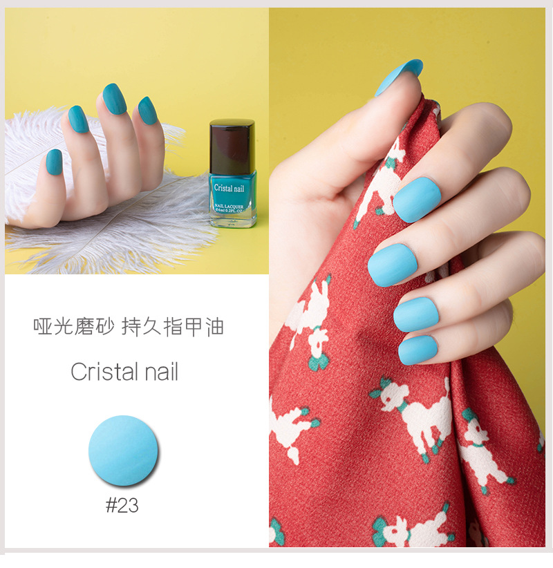 Internet Celebrity Hot Push Matte Nail Polish Matte Non-Peelable Baking-Free Nail Polish for Nail Beauty