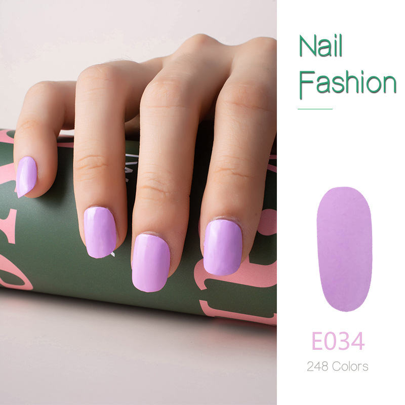 Cross-Border Bright Oil Nail Polish 36 Color Nail Polish Non-Peeling Quick-Drying White Baking-Free Nail Polish