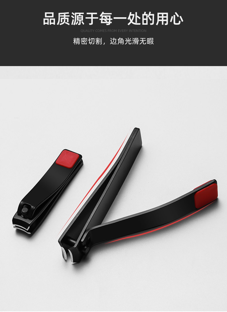 In Stock Wholesale Stainless Steel Black Nail Clippers Hot Sale Nail Scissors Large Single Manicure Tool In Stock Wholesale Stainless Steel Black Nail Clippers Hot Sale Nail Scissors Large Single Manicure Tool