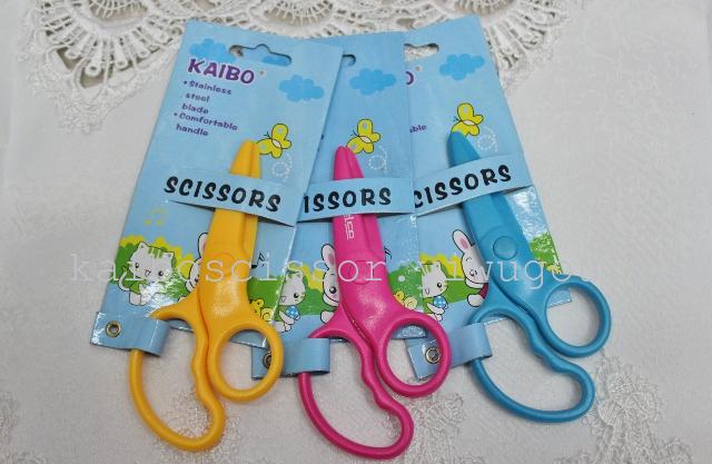 Factory direct cable brand scissors students cut plastic hand DIY KB8015 nail scissors cut card