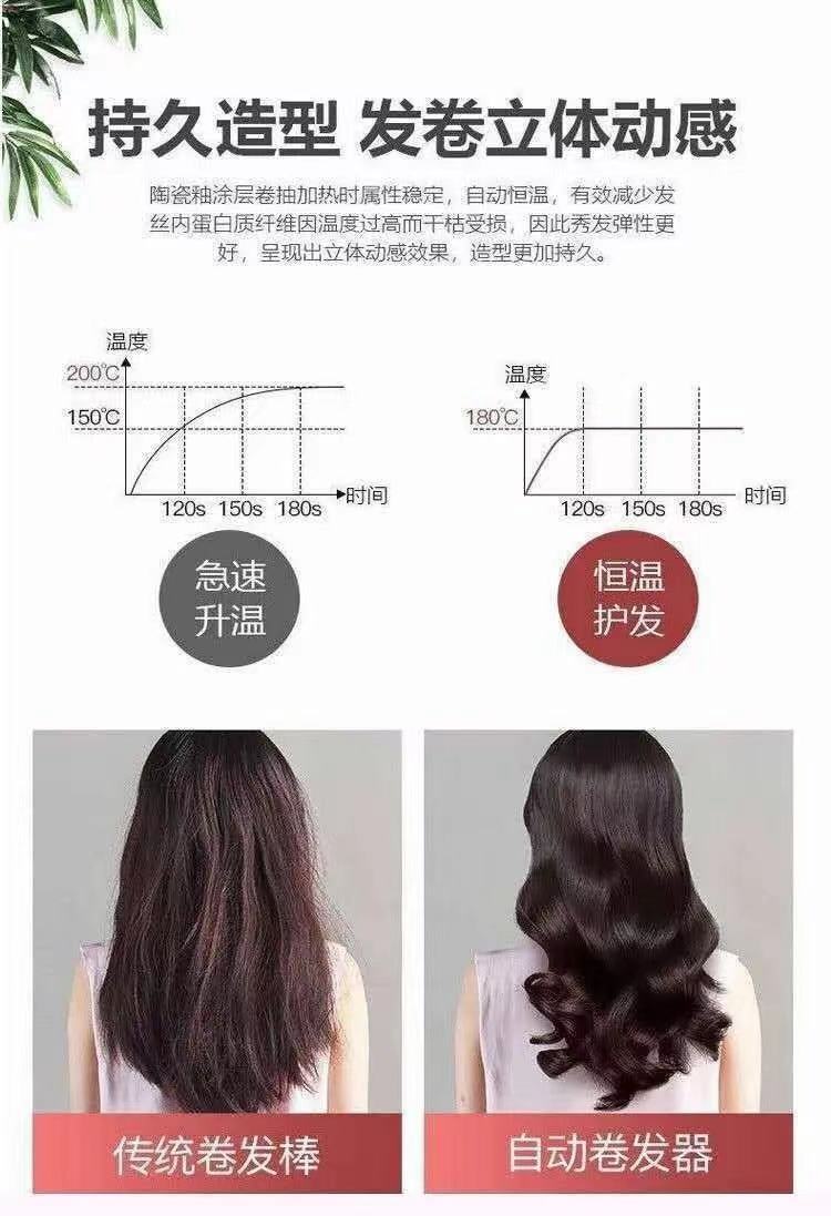 Cross-Border Portable USB Charging Automatic Curler Multi-Function Smart Wireless LCD Lazy Hair Curler Manufacturer Cross-Border Portable USB Charging Automatic Curler Multi-Function Smart Wireless LCD Lazy Hair Curler Manufacturer