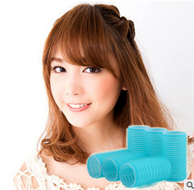 Magic self-adhesive roll of plastic hair curler pear head not to hurt the self-adhesive curls