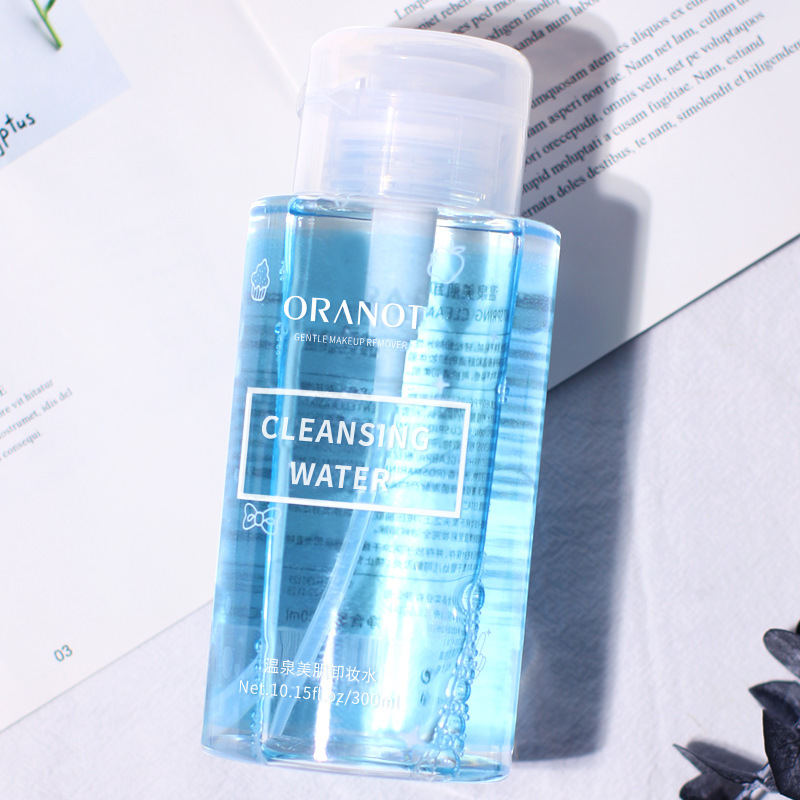 ORANOT Cosmetics 300ml Press Cleansing Water Facial Cleansing Makeup Remover Factory Wholesale Makeup