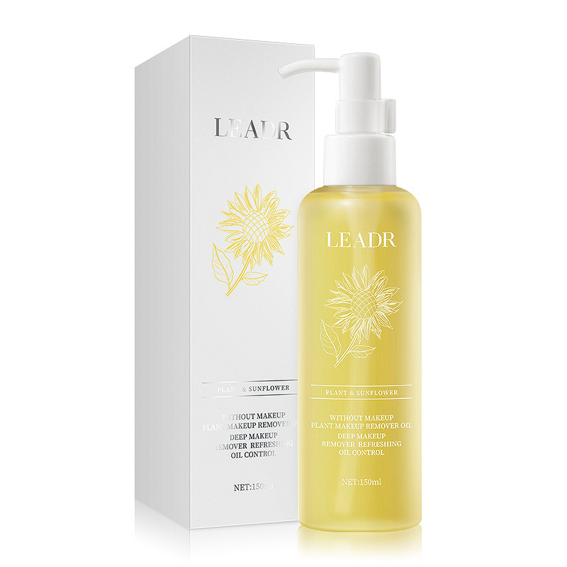 Beauty Plant Cleansing Oil Sensitive Skin Clean Mild NonIrritating Eyes Lips and Face ThreeinOne Makeup Remover Liquid