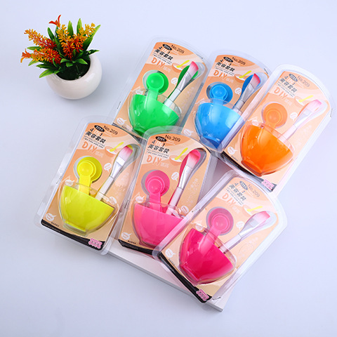 6 Pack Mask Bowl Set DIY Facemask Tools Homemade Mask Stick Compressed Facial Treatment Brush Counter Beauty