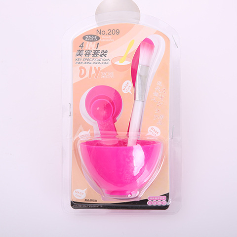 6 Pack Mask Bowl Set DIY Facemask Tools Homemade Mask Stick Compressed Facial Treatment Brush Counter Beauty