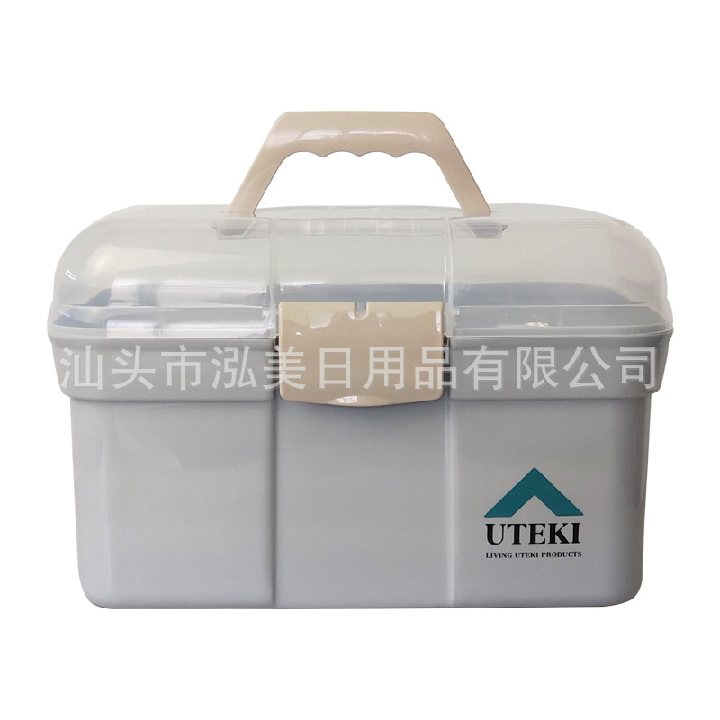 Portable Toolbox Storage Box Medicine Box Large Medicine Box Beauty Tools Organizing Storage Box Family First-Aid Kit