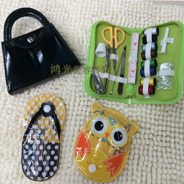 Ladies hand bags beauty kits/ladies handbag manicure kit/ladies new nail art tool kit