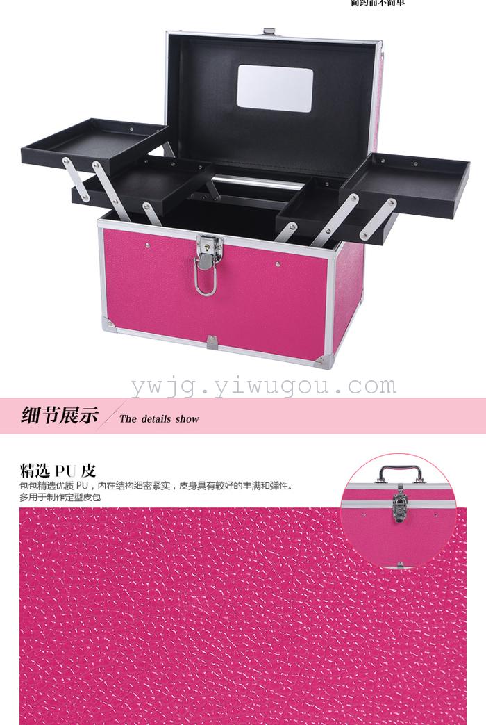 Beauty kit foot bath technician box aluminum alloy cosmetic box Beauty kit foot bath technician box aluminum alloy cosmetic box