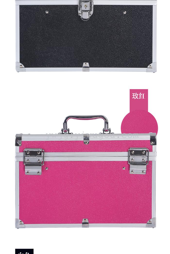 Beauty kit foot bath technician box aluminum alloy cosmetic box Beauty kit foot bath technician box aluminum alloy cosmetic box