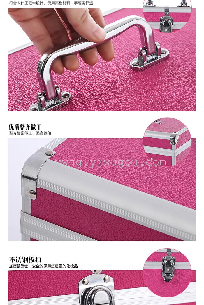 Beauty kit foot bath technician box aluminum alloy cosmetic box Beauty kit foot bath technician box aluminum alloy cosmetic box