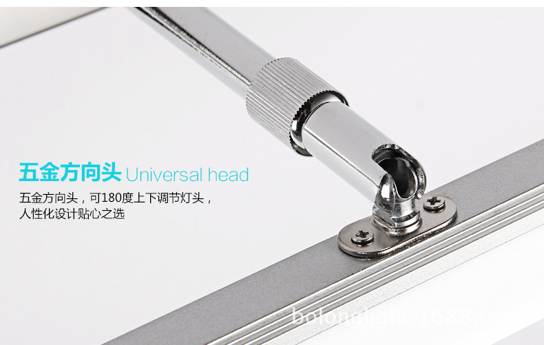 Bathroom Mirror Cabinet Mirror Front Lamp Led Bathroom Makeup Light PunchFree Waterproof Fog Retractable Mirror Lamp