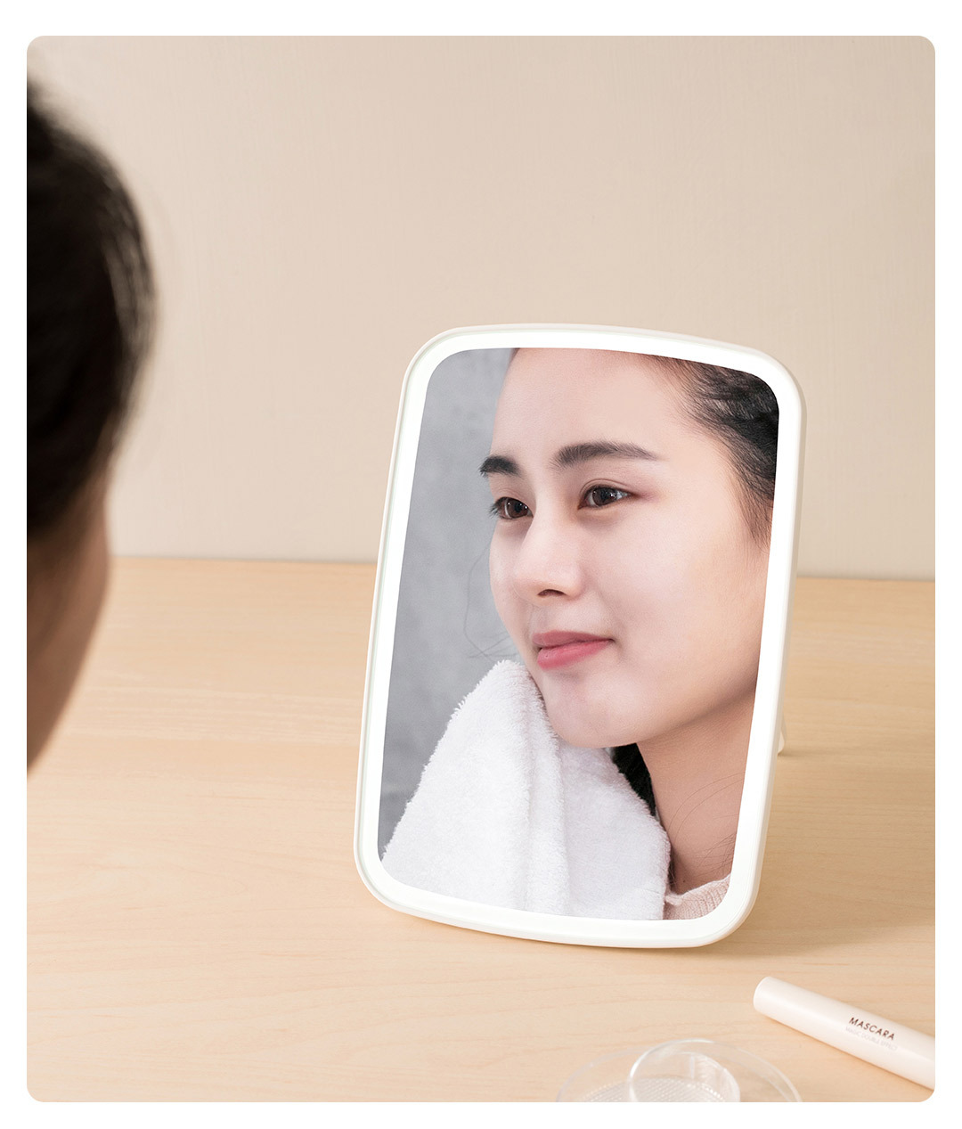 Makeup Mirror Led with Light Makeup Mirror Student Dormitory Desktop Desktop Portable Mirror Makeup Mirror Led with Light Makeup Mirror Student Dormitory Desktop Desktop Portable Mirror