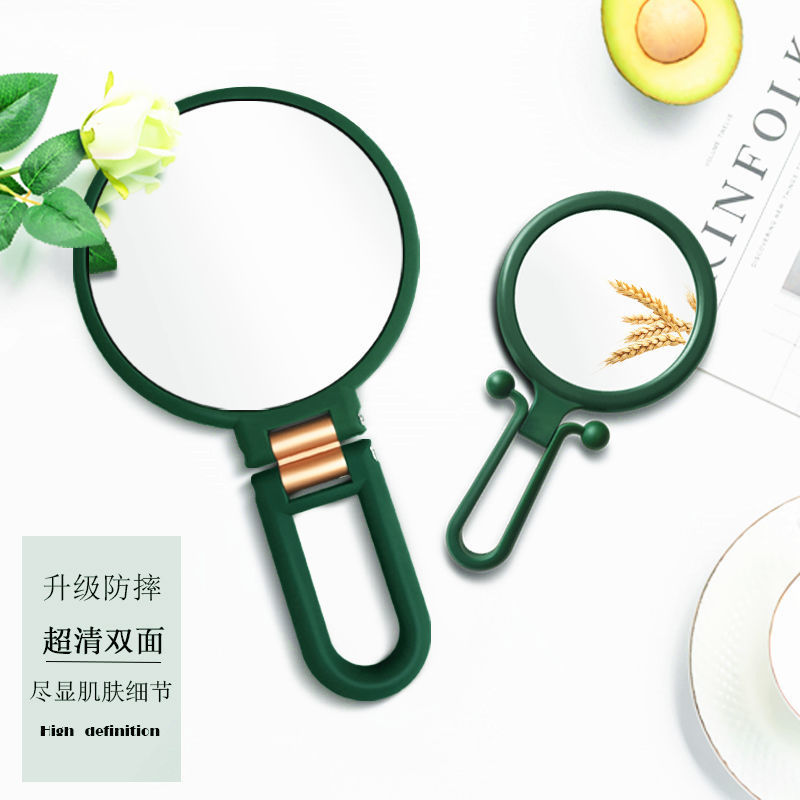 10 Times Magnification Small round Mirror 5 Times Makeup Mirror Princess Mirror Folding Portable Mirror HandHold Mirror 10 Times Magnification Small round Mirror 5 Times Makeup Mirror Princess Mirror Folding Portable Mirror HandHold Mirror