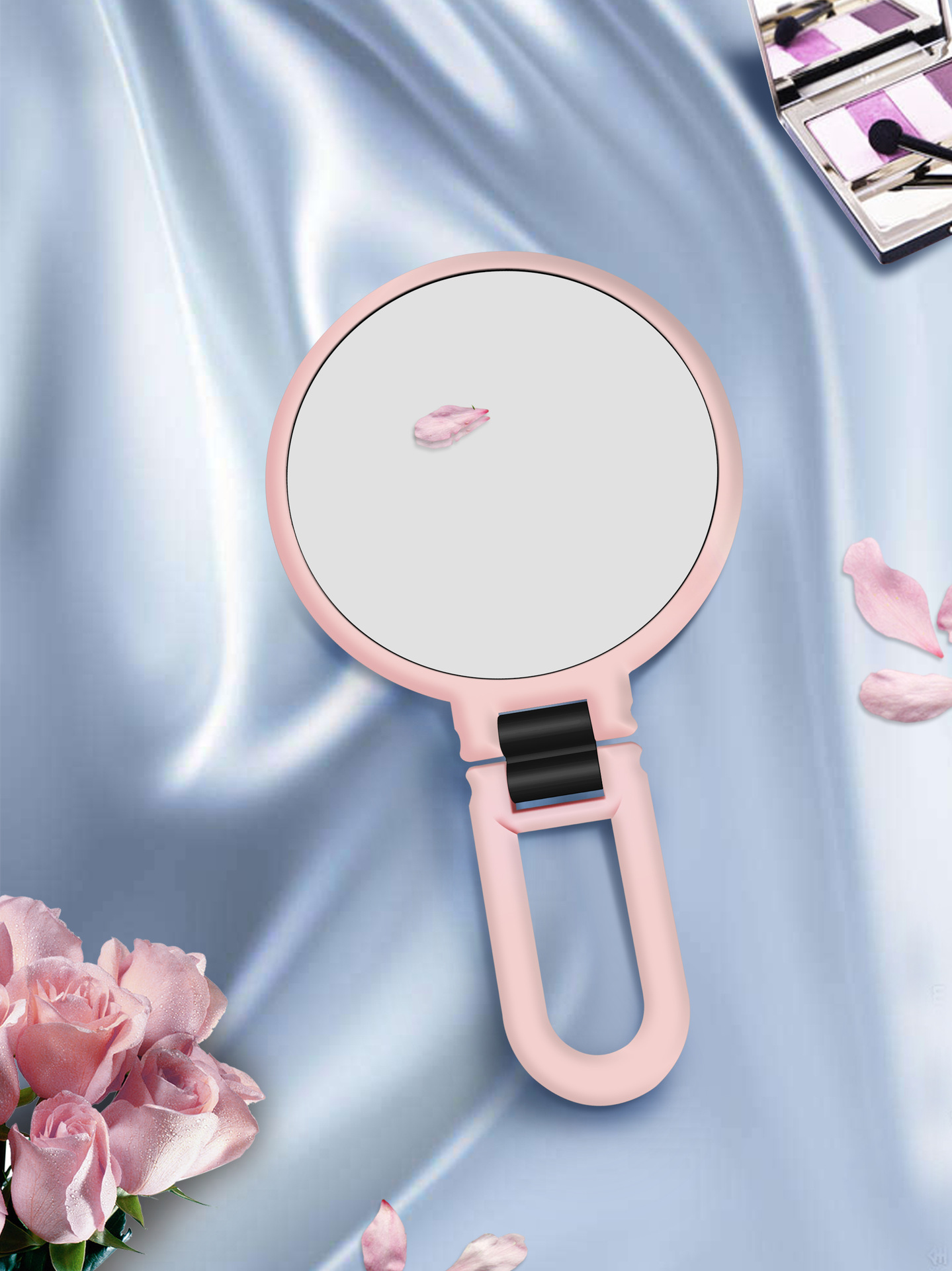 10 Times Magnification Small round Mirror 5 Times Makeup Mirror Princess Mirror Folding Portable Mirror HandHold Mirror 10 Times Magnification Small round Mirror 5 Times Makeup Mirror Princess Mirror Folding Portable Mirror HandHold Mirror