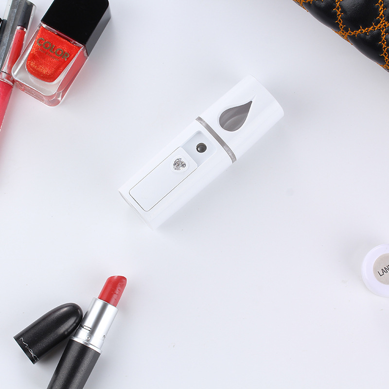 Rechargeable Nano Moisturizing Sprayer Negative Ion Makeup Mirror Face Humidification HandHeld Sprayer Cold Spray