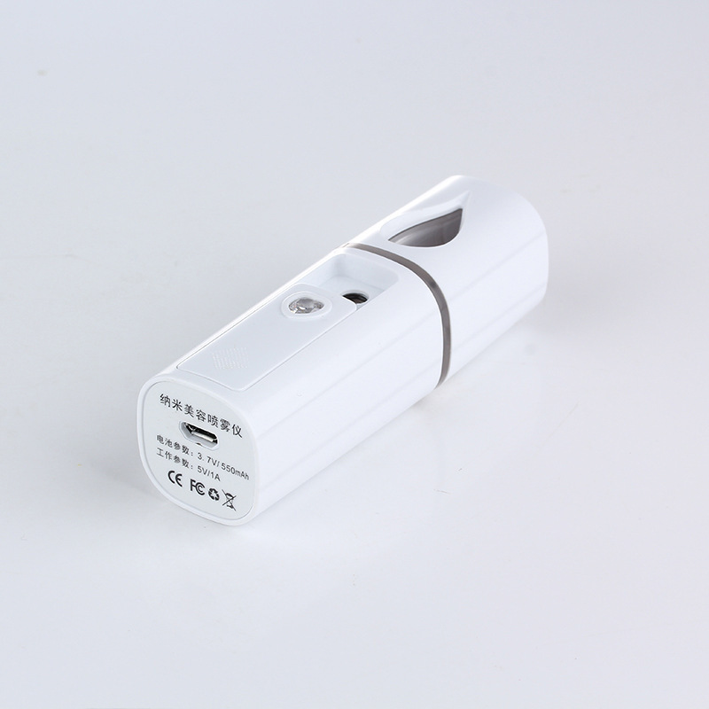 Rechargeable Nano Moisturizing Sprayer Negative Ion Makeup Mirror Face Humidification HandHeld Sprayer Cold Spray