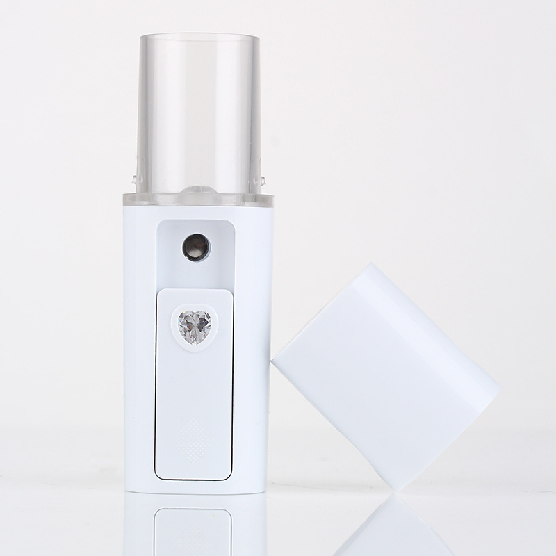 Rechargeable Nano Moisturizing Sprayer Negative Ion Makeup Mirror Face Humidification HandHeld Sprayer Cold Spray