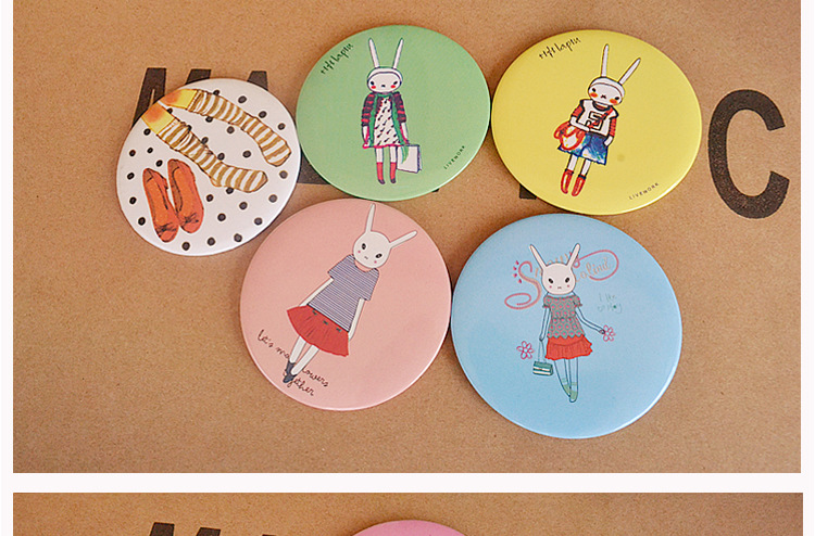 T Korean Style Cute Cartoon Small Mirror Makeup Mirror Makeup on the Go Mirror Wholesale Special Offer T Korean Style Cute Cartoon Small Mirror Makeup Mirror Makeup on the Go Mirror Wholesale Special Offer