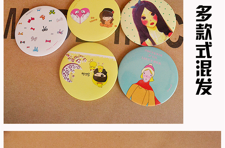 T Korean Style Cute Cartoon Small Mirror Makeup Mirror Makeup on the Go Mirror Wholesale Special Offer T Korean Style Cute Cartoon Small Mirror Makeup Mirror Makeup on the Go Mirror Wholesale Special Offer
