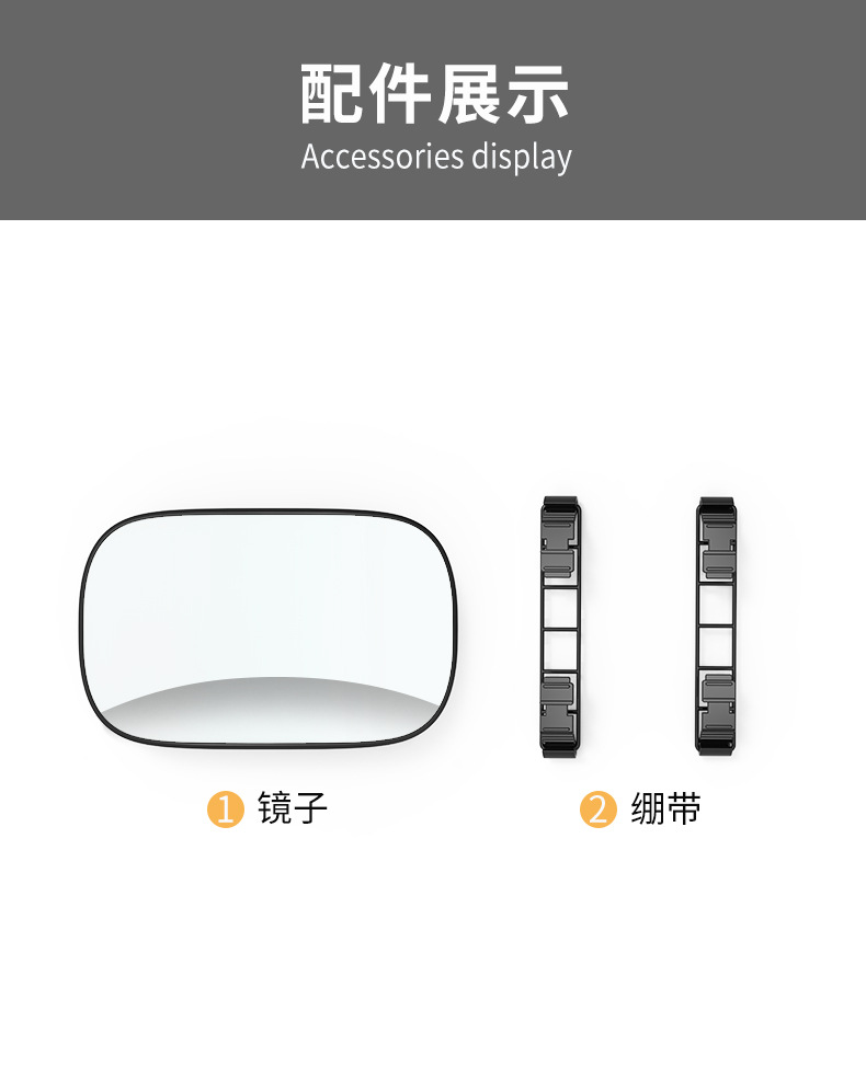3r096 Automotive Sun Louver Makeup Mirror Car Sunshade Dressing Mirror for Car Interior Decorative Mirror Beauty Mirror