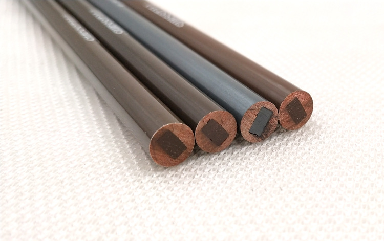 Siti Shesstill Wooden Square Core Hard Core Eyebrow Pencil Flat Eyebrow Duckbill Type Cosmetic Brush Thrush Parer