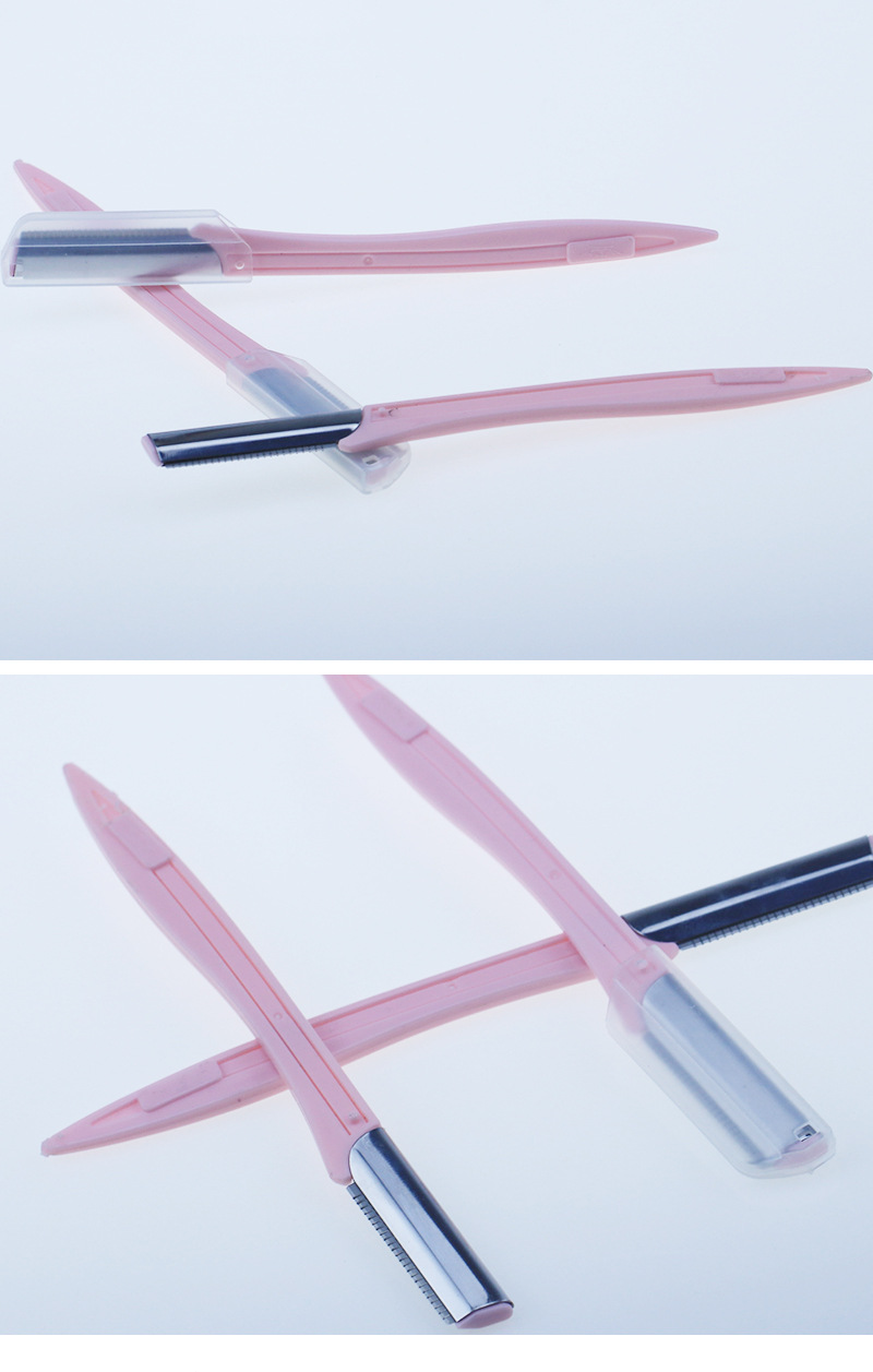 2019 New Straight Handle Eye-Brow Knife Sharp Beginner Eyebrow Scraper Set Thrush Gadget Factory Wholesale 2019 New Straight Handle Eye-Brow Knife Sharp Beginner Eyebrow Scraper Set Thrush Gadget Factory Wholesale