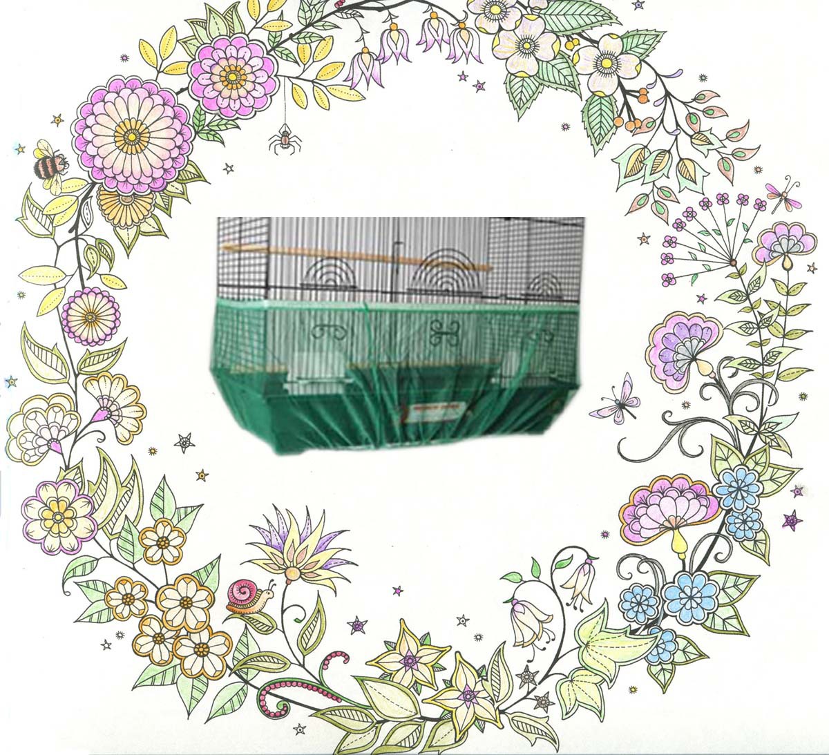 Net Cloth Bird Dust-Proof Bird Cage Accessories Thrush Elder Brother Lark Gauze Net Covering Large, Medium and Small Net Cloth Bird Dust-Proof Bird Cage Accessories Thrush Elder Brother Lark Gauze Net Covering Large, Medium and Small