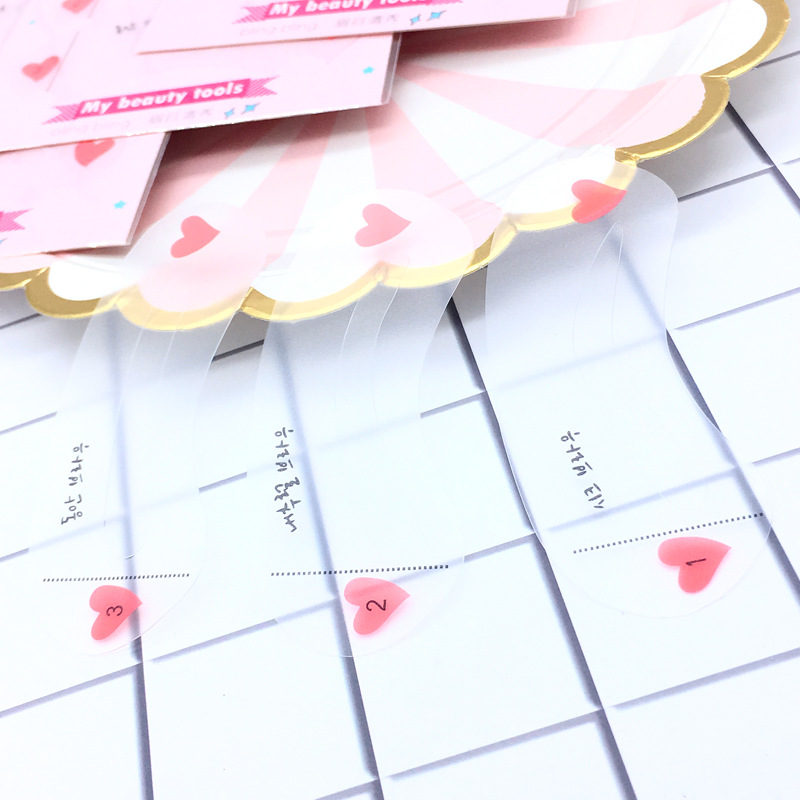 Tok Live Stream South Korea Eyebrow Stencil Thrush Piece Artifact Decoration Eyebrow Stencil Word Eyebrow Stencil Whole