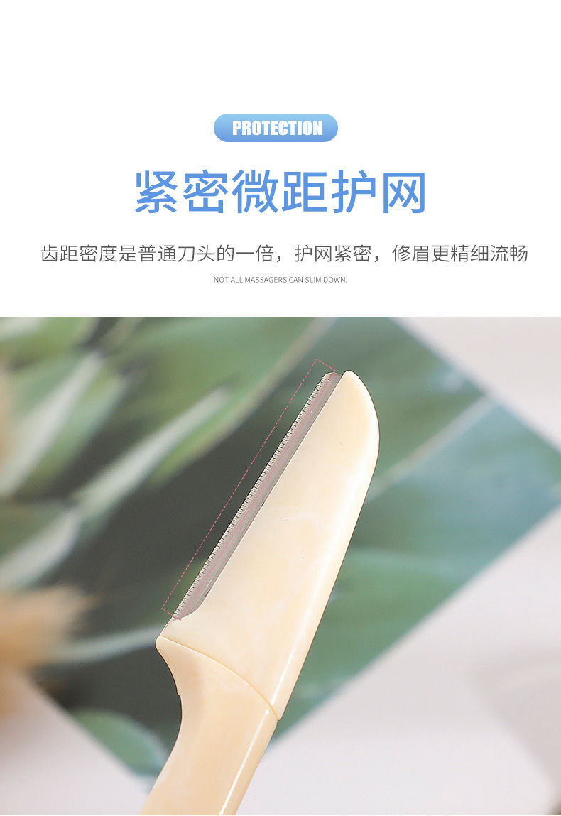 Portable Boxed Folding Eye-Brow Knife Novice Safety Sharp Eyebrow Scraper Beginner Thrush Gadget Shaving Eyebrow Trimer