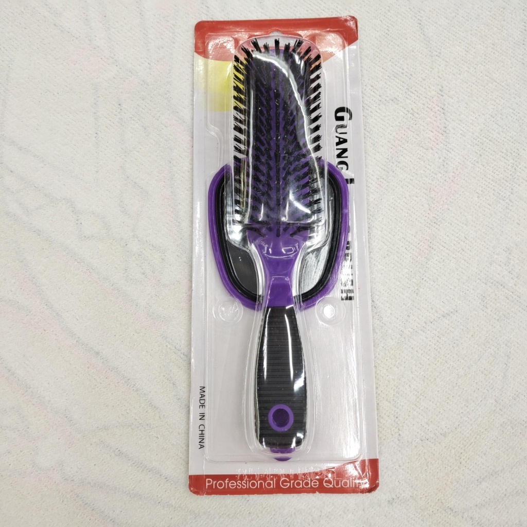 Straight Comb Mirror and Comb Combination Three-Color Plate Comb Cannot Be Special Comb Mirror Export Foreign Trade