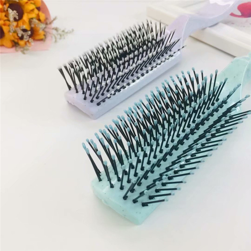 Manufacturers direct Korean version of INS wind wheat straw fantasy four - color integration ribs comb Manufacturers direct Korean version of INS wind wheat straw fantasy four - color integration ribs comb