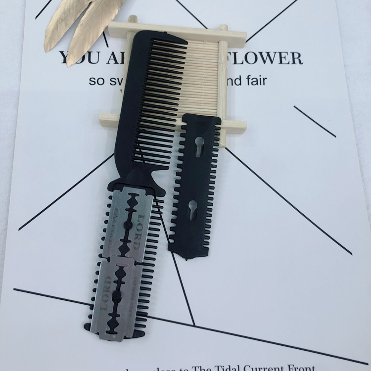 Loose double side haircutter with blade household thinner to make a thin comb Bangs haircutter to comb for pets Loose double side haircutter with blade household thinner to make a thin comb Bangs haircutter to comb for pets