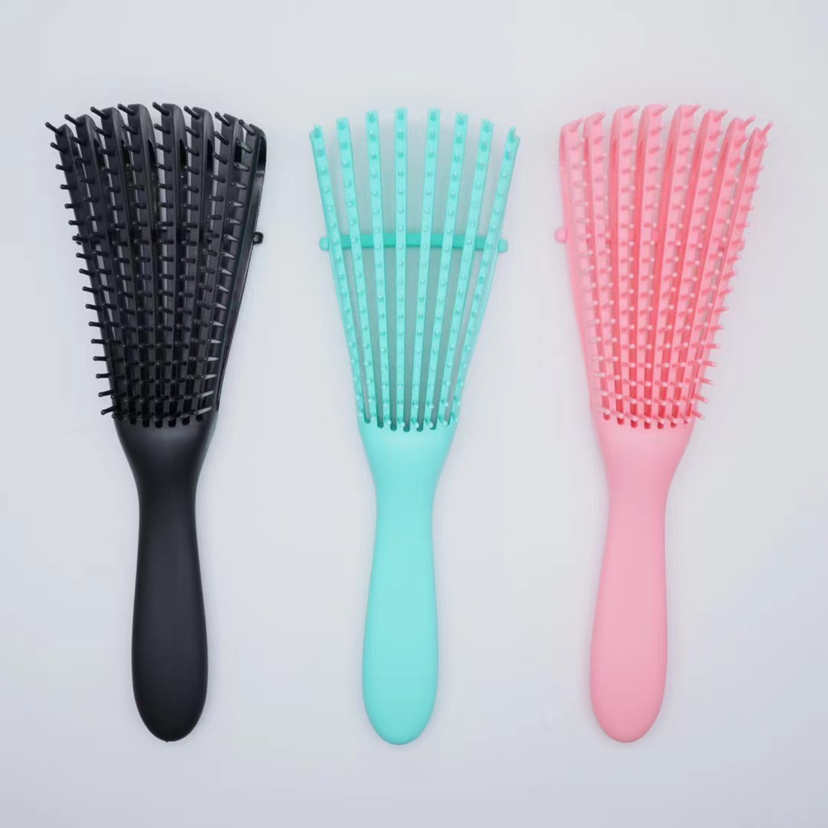 Eight-claw comb household knot-free antistatic dry and wet multi-functional straight roll smooth hair ribs styling comb Eight-claw comb household knot-free antistatic dry and wet multi-functional straight roll smooth hair ribs styling comb