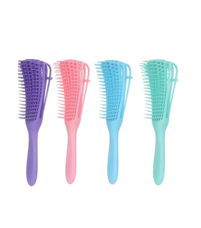 Eight-claw comb household knot-free antistatic dry and wet multi-functional straight roll smooth hair ribs styling comb Eight-claw comb household knot-free antistatic dry and wet multi-functional straight roll smooth hair ribs styling comb
