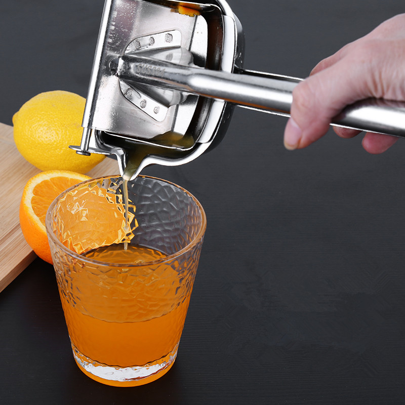304 Stainless Steel Manual Juicer Orange Juice Squeezing Machine Household Fruit Small Pomegranate Pressed Lemon Juicer
