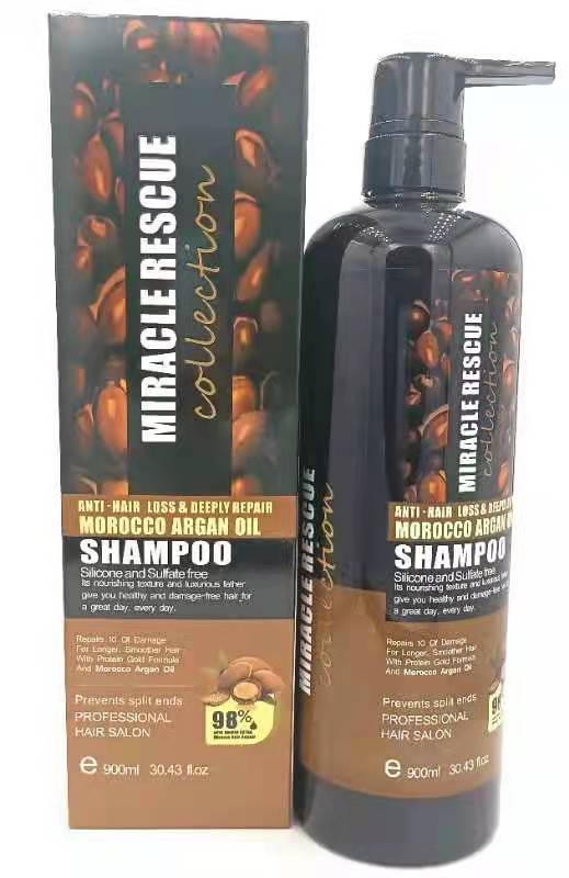 Lana MIRACLE RESCUE ARGON OIL Hair Shampoo Soften hair, remove dandruff, relieve itching and glow 900ml Lana MIRACLE RESCUE ARGON OIL Hair Shampoo Soften hair, remove dandruff, relieve itching and glow 900ml