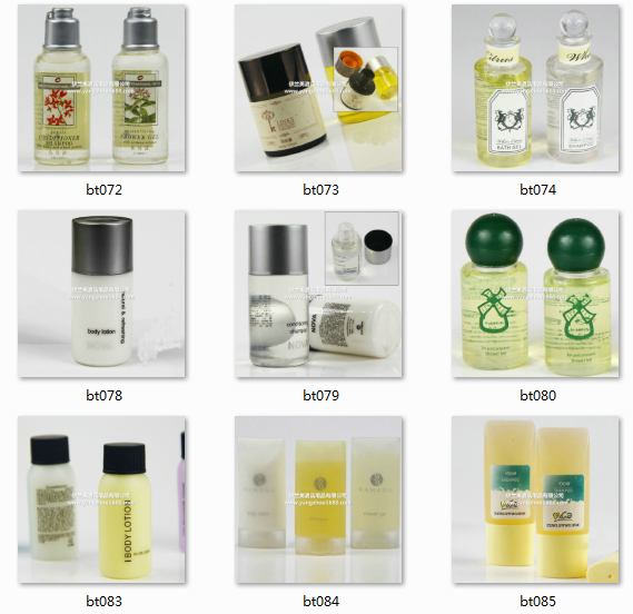 The hotel guest room disposable liquid soap shampoo The hotel guest room disposable liquid soap shampoo
