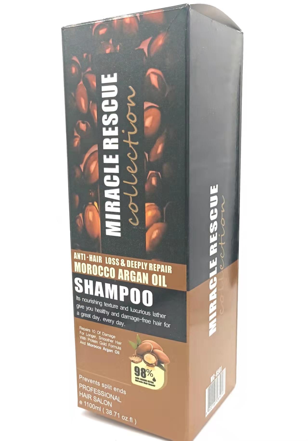 Lana MIRACLE RESCUE ARGON OIL Hair Shampoo Soften hair, remove dandruff, relieve itching and glow 1100ml Lana MIRACLE RESCUE ARGON OIL Hair Shampoo Soften hair, remove dandruff, relieve itching and glow 1100ml