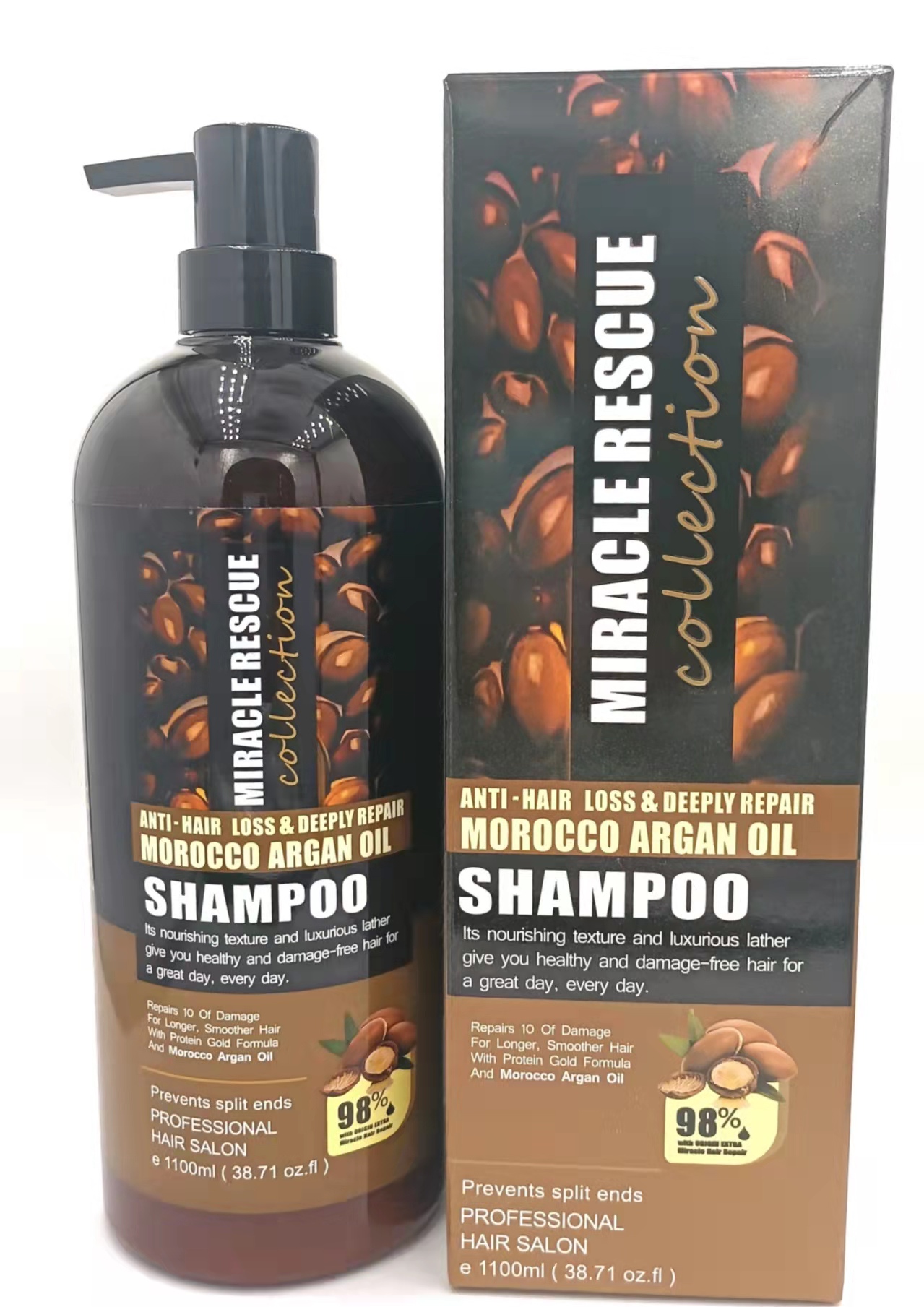 Lana MIRACLE RESCUE ARGON OIL Hair Shampoo Soften hair, remove dandruff, relieve itching and glow 1100ml Lana MIRACLE RESCUE ARGON OIL Hair Shampoo Soften hair, remove dandruff, relieve itching and glow 1100ml