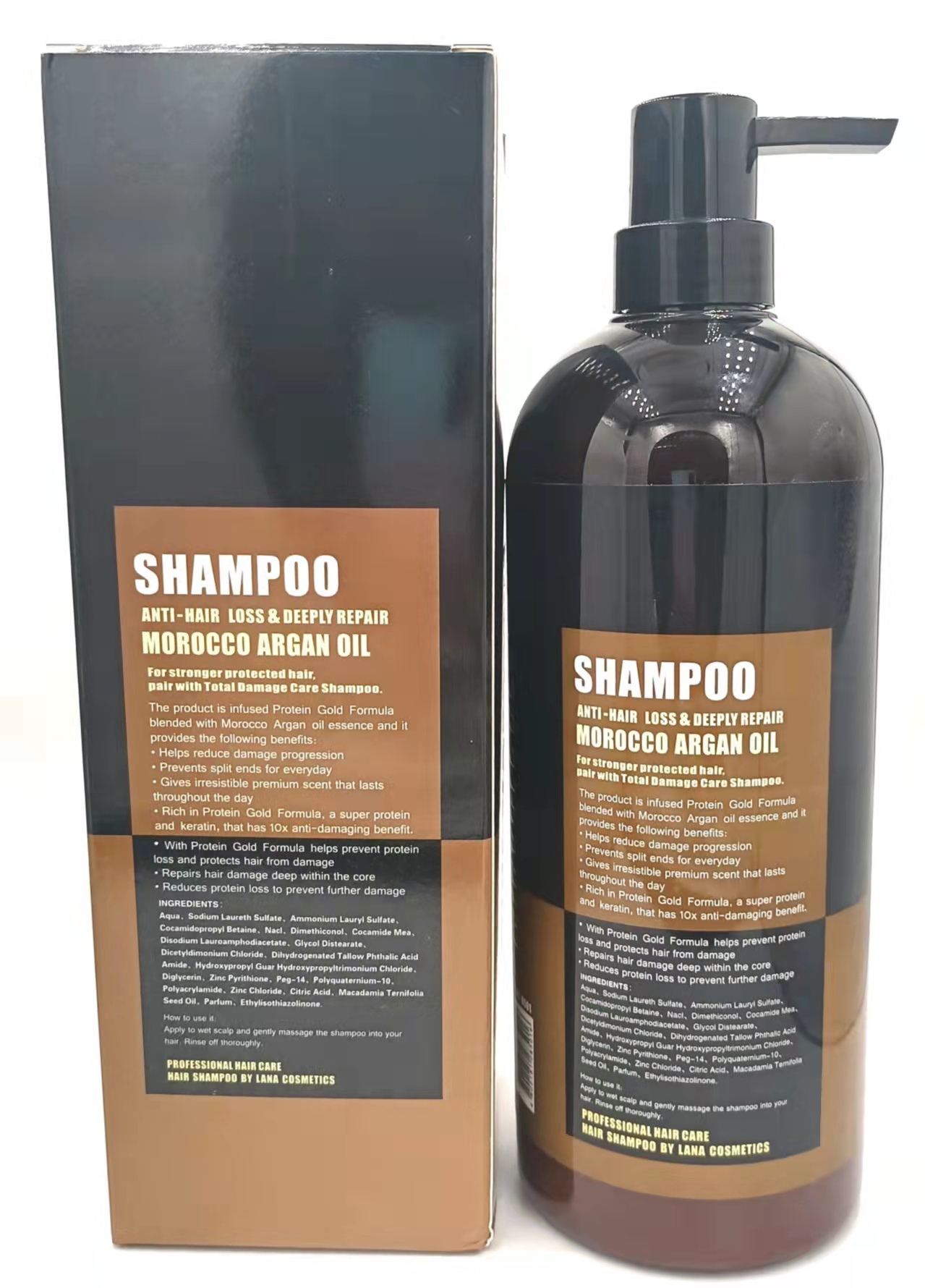 Lana MIRACLE RESCUE ARGON OIL Hair Shampoo Soften hair, remove dandruff, relieve itching and glow 1100ml Lana MIRACLE RESCUE ARGON OIL Hair Shampoo Soften hair, remove dandruff, relieve itching and glow 1100ml