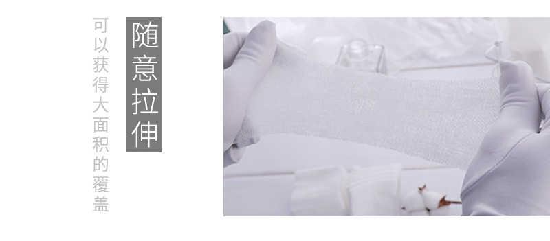 Non-Woven Fabric Cotton Pads Wet Compress Cotton Stretchable Water-Saving Thin Bag 200 Pieces