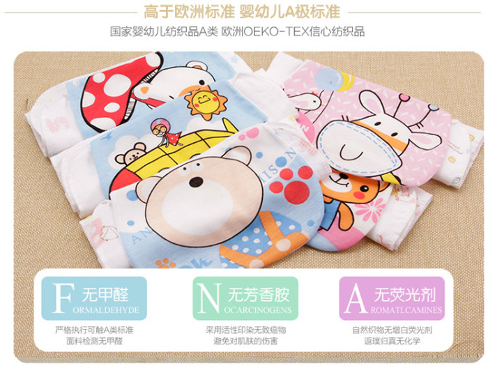 Baby absorbent pads pure cotton children 's doily pads Baby wipes full cotton cloth kindergarten 4 to 6 years old