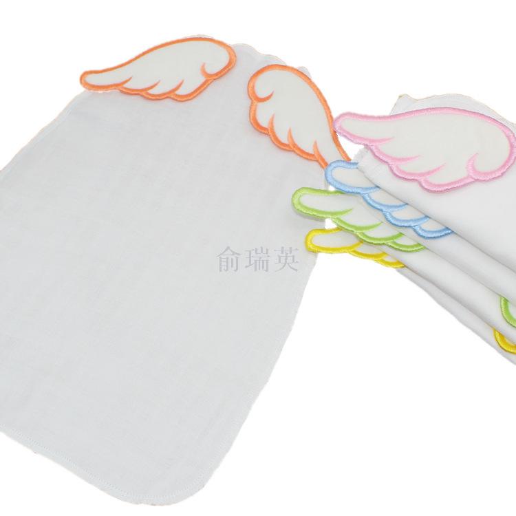Baby sweattowel cotton 4 - layer gauze angel shaped baby pads for baby pads